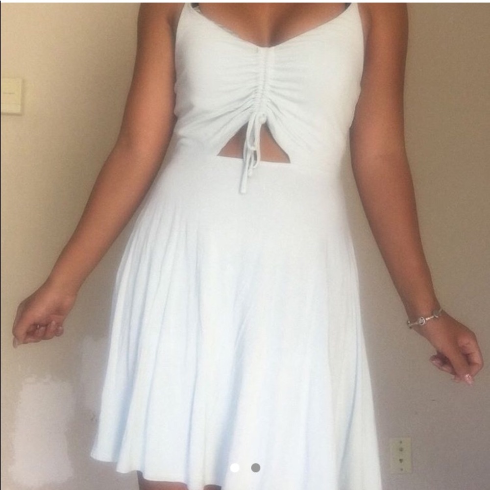 MINT CUTOUT DRESS